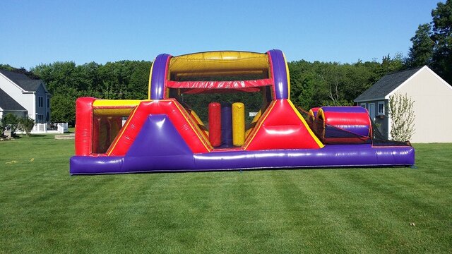 30 FT Inflatable Obstacle Course Fun-Filled Challenge