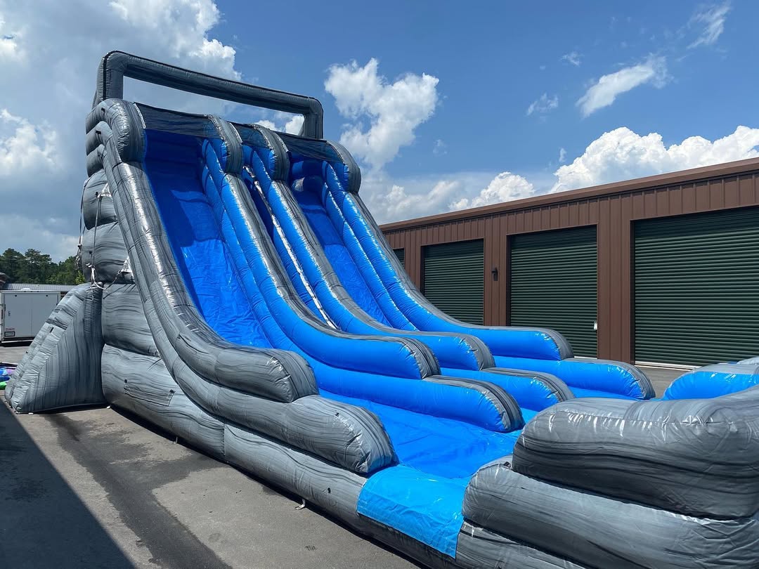 HUGE 25ft Dual Lane Waterslide