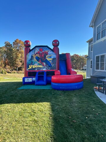 Spiderman Inflatable Bounce House Combo (Wet) - Image 2