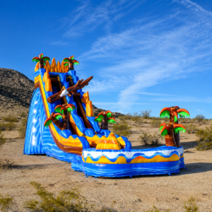 26' Giant Oasis Water Slide with Large Splash Pool
